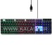 کیبورد سیمی Dragon K-11M / کابل مقاوم / حروف انگلیسی و لیبل فارسی / طراحی زیبا / 7 رنگ LED / درگاه USB / کیفیت عالی